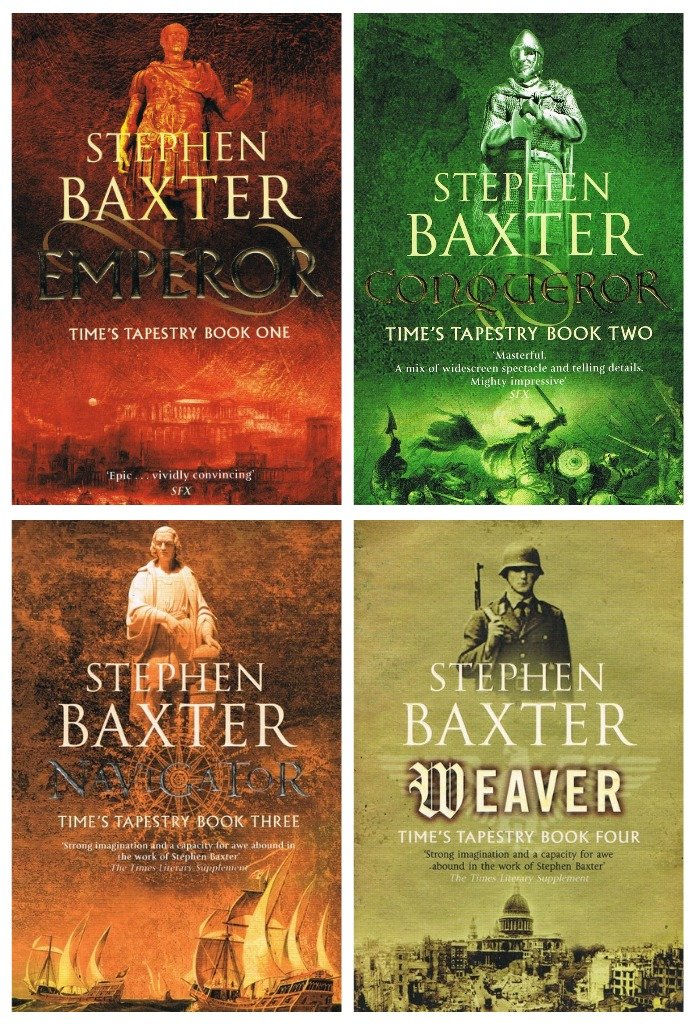 Stephen Baxter Times Tapestry books 4 books (Emperor / Conqueror / Navigator / Weaver rrp £31