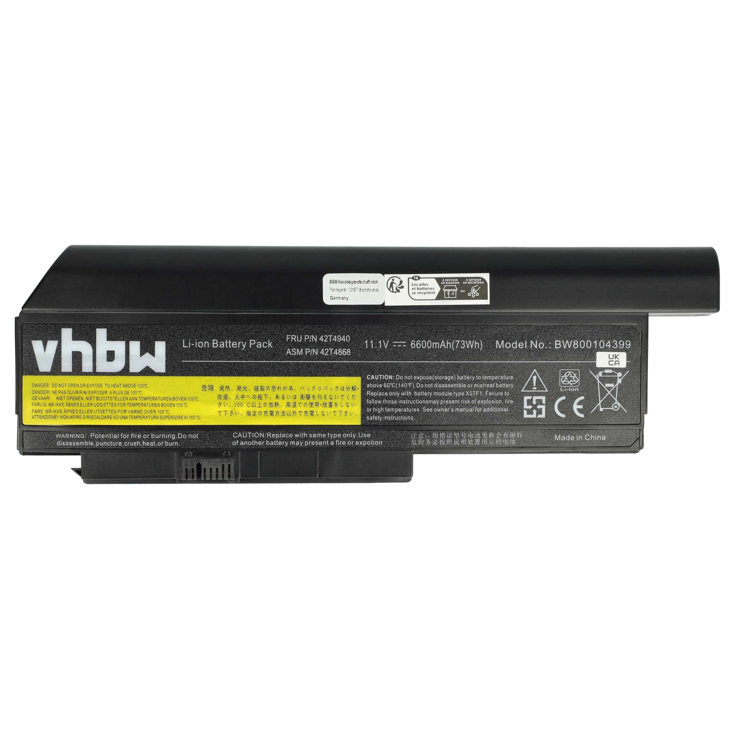 Batteria Per Lenovo ThinkPad X220/X220i/X220S/X230, 4400 - Foto 8