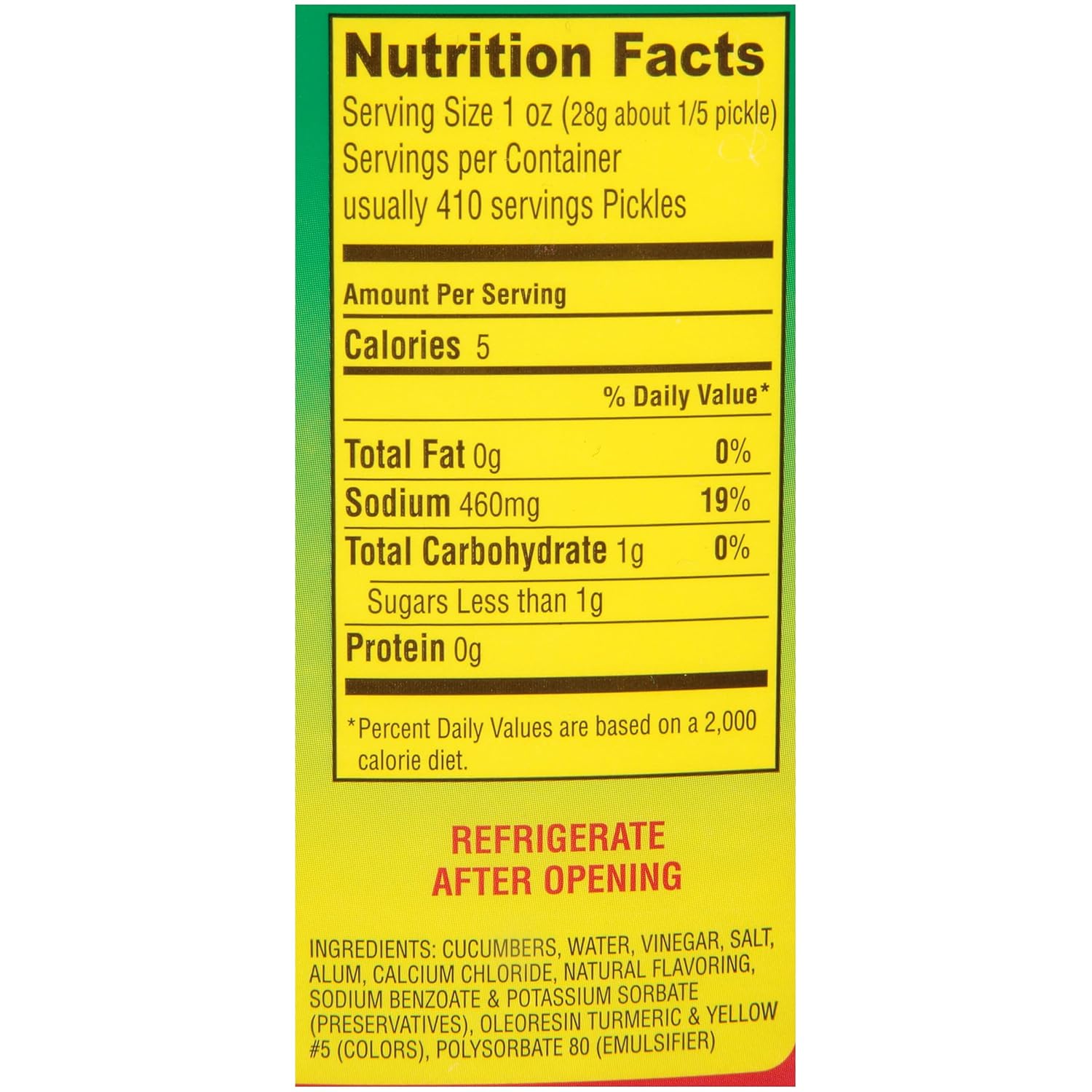 Best Maid Dill Pickle 5 Gallons | Foodservice Bulk | Concession Stand Items | Gourmet | American Grown & Made | Take Home a Taste of Texas (Dill Pickles 90-110 Count)