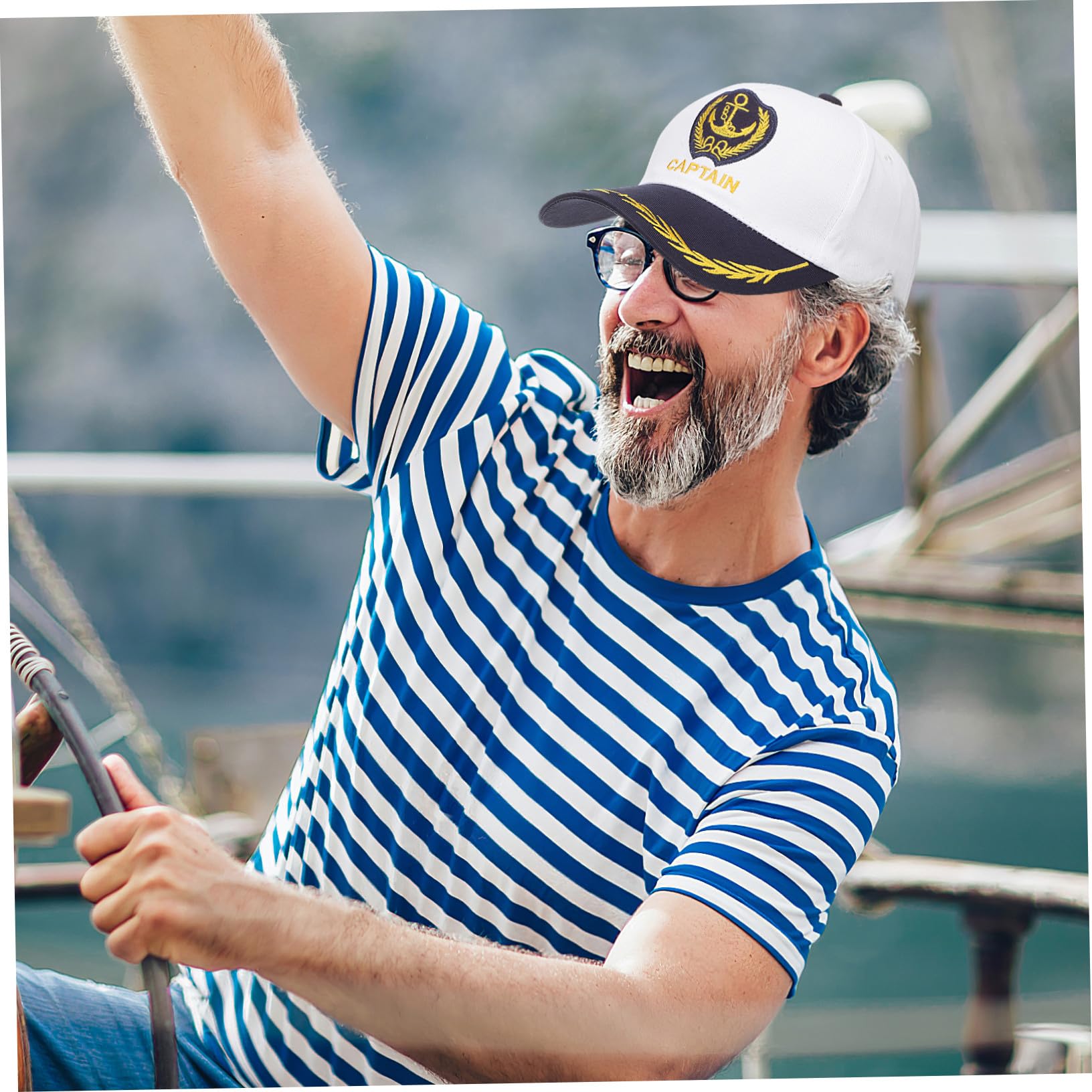 3pezzi Cappello da Baseball Unisex con Protezione UV Cappello da Sole Stile Nautico per attività all Aperto per Spiaggia Campeggio e Sport