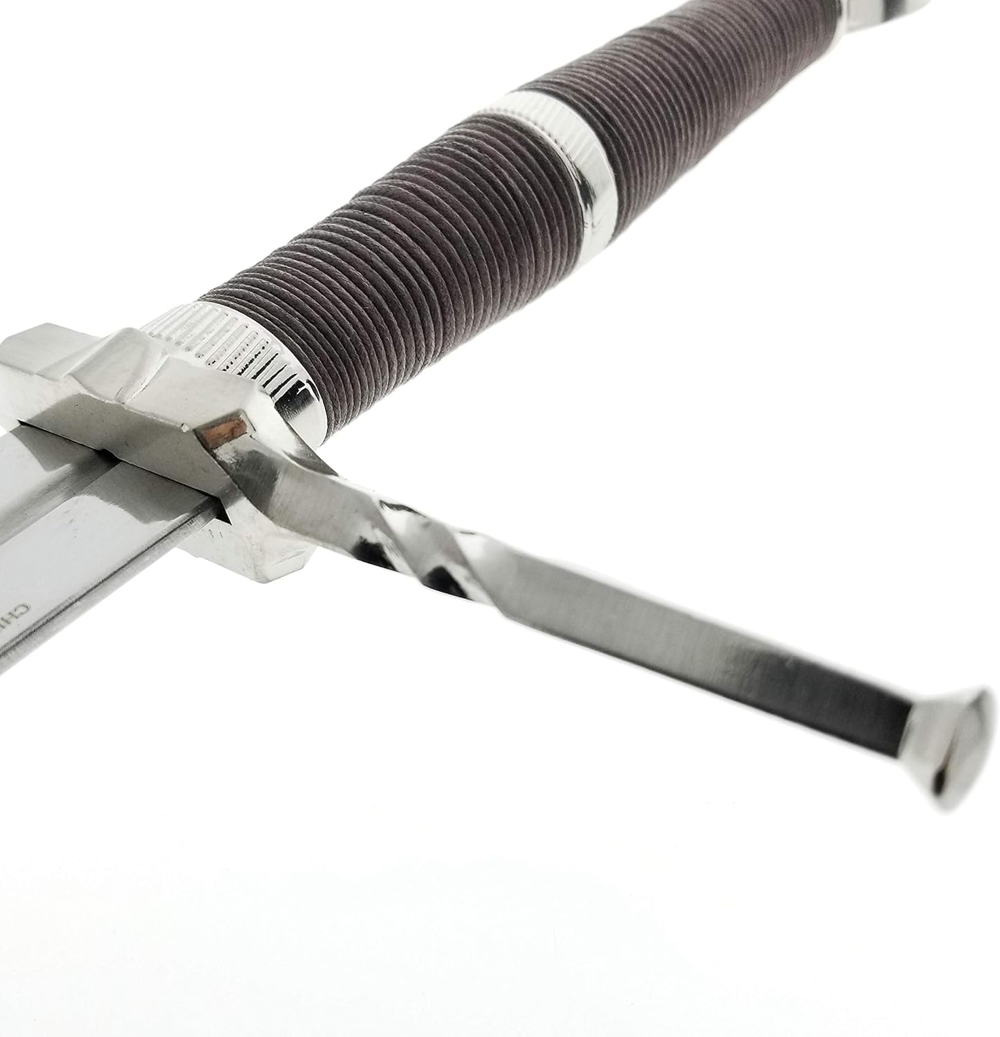 49" Fantasy Wolf Two Handed Sword - Long Sword with Scabbard - Stainless Steel Blade - Use As Cosplay Sword, LARP Sword & Prop Sword - for Collection, Cosplay & Gifts - Image 3