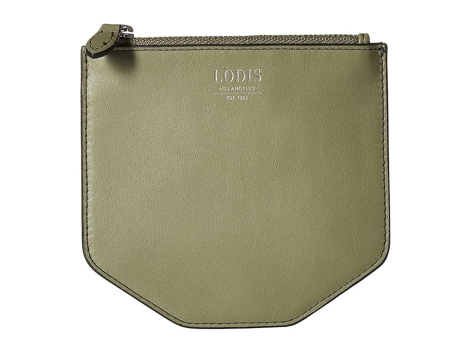 

Lodis Accessories Topanga Melanie Pocket Pouch (Olive) Credit card Wallet
