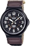 Casio MW240 Series | Men’s Quartz Watch | 50M WR | Large Resin Case | Resin Glass | Resin Band | Large Arabic Numerals | Analog Watch | Easy to Read Display | 3 Year Battery