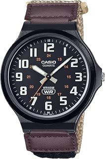 Casio MW240 Series | Men’s Quartz Watch | 50M WR | Large Resin Case | Resin Glass | Resin Band | Large Arabic Numerals | Analog Watch | Easy to Read Display | 3 Year Battery