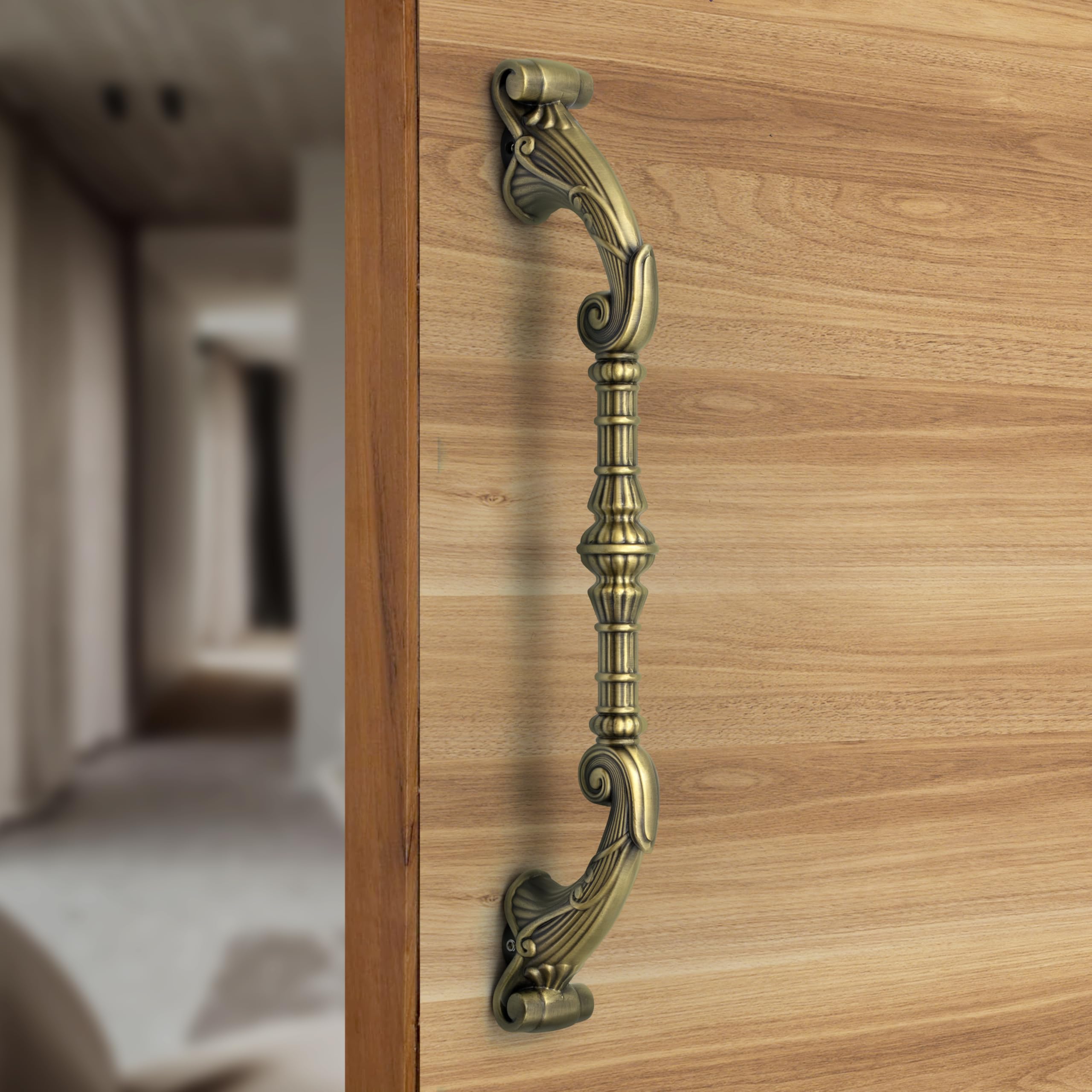 Plantex Door Handle/14 Inch Main Door Handle/Aluminium Door Handle/Pull-Push Door Handle/Door Accessories (Pack of 1, Brass Antique) (B0DG26C7LL) Amazon Price History, Amazon Price Tracker