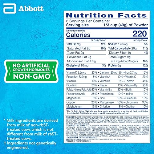 Miniatura 2 de PediaSure Grow  Gain - Polvo de mezcla de batido sin OMG y sin gluten batido nutricional para niños con proteínas probióticos DHA antioxidantes y