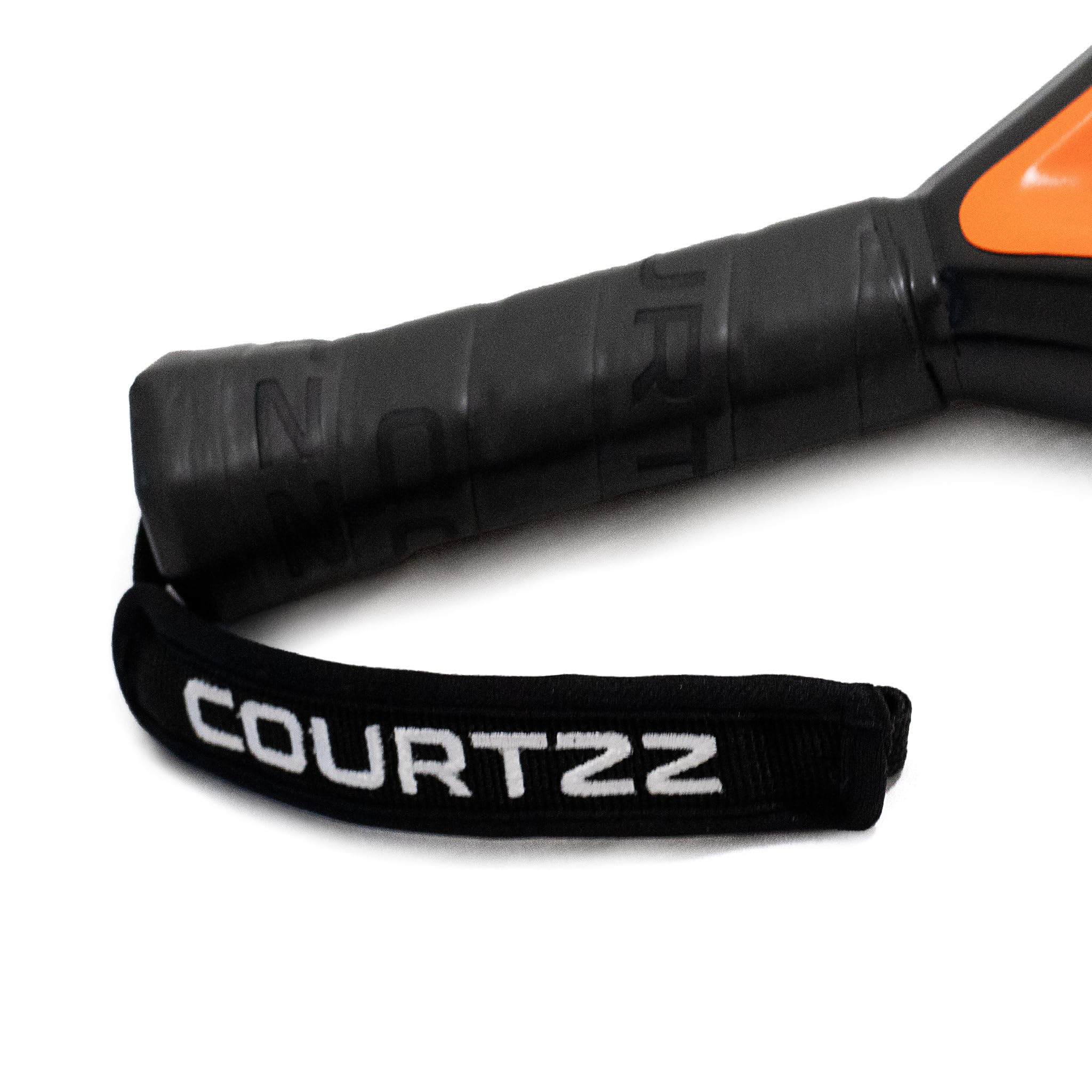 Elite Padel-Schläger, 3K Carbon, Hybride Form, Eva Advanced, Schwarz/Orange, Fortgeschrittene