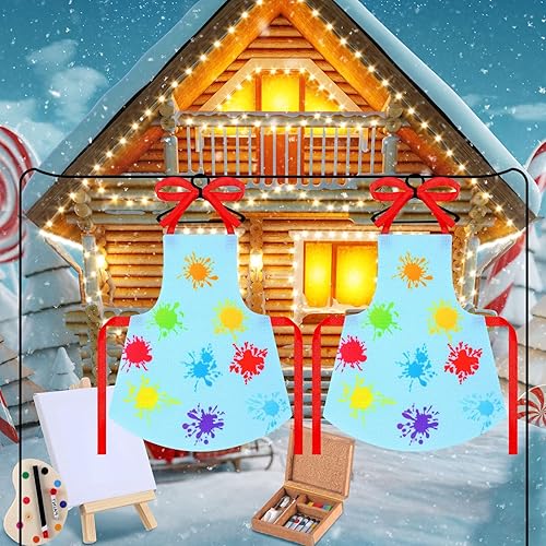 Miniatura 31 de Meooeck Juego de 6 accesorios de Navidad que incluye 2 ropa de vacaciones y 4 accesorios de juguete novedosos para niños (pesca)