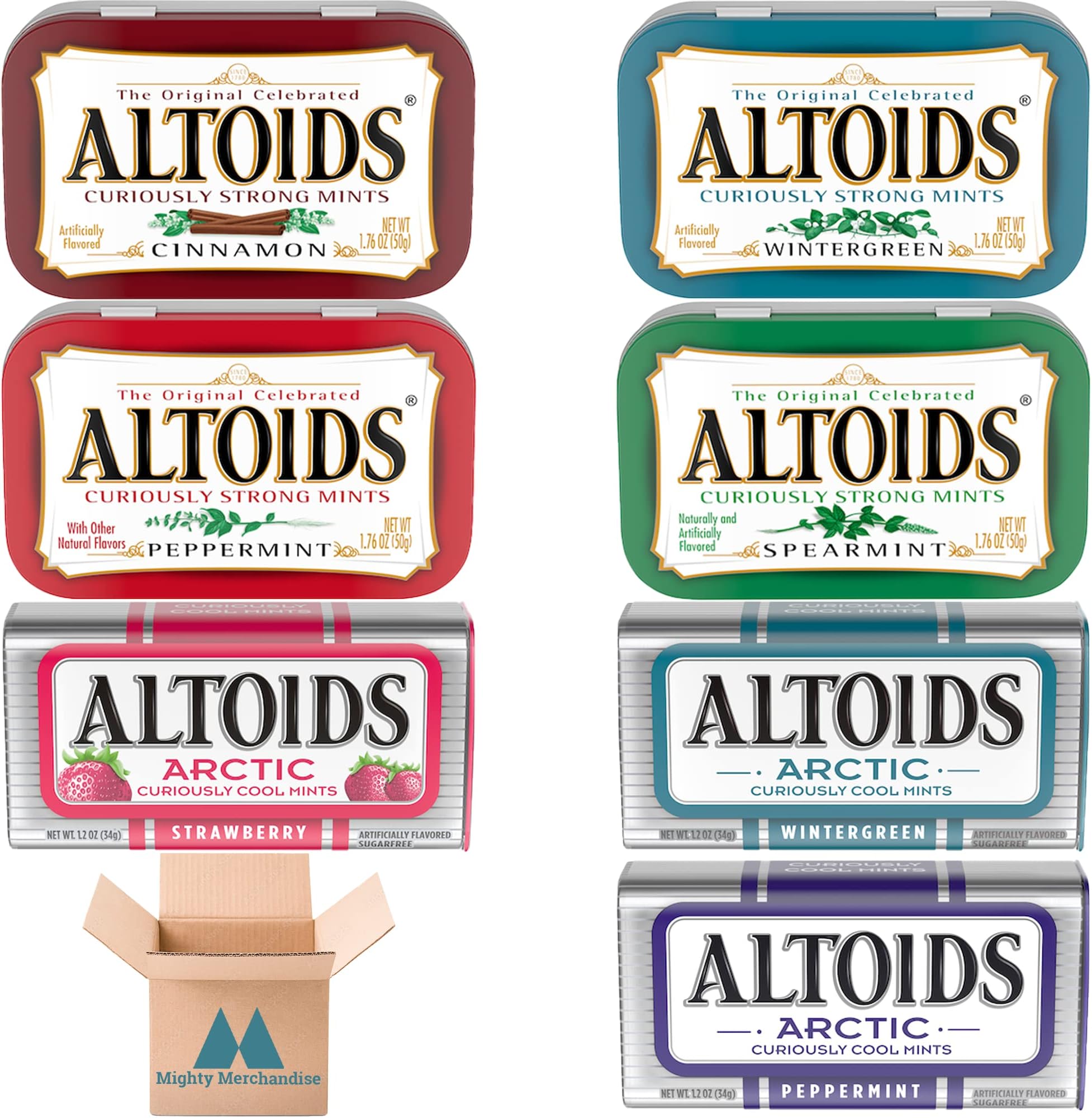 Altoids Curiously Strong Mints All Flavor Variety Pack 7