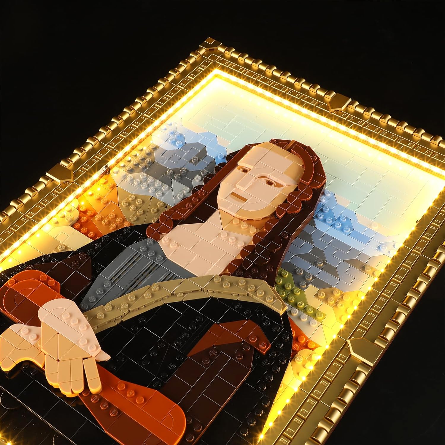 YEABRICKS LED Light for 31213 Art Mona Lisa Building Blocks Model (Building Set NOT Included)