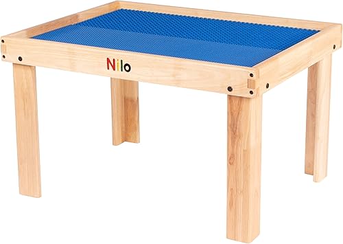 Miniatura 4 de NILO Juego de mesa de actividades para niños con 2 compatiblesde reemplazo para basestablasesterillas dobles desmontables Lego Duplo (mesa de juego