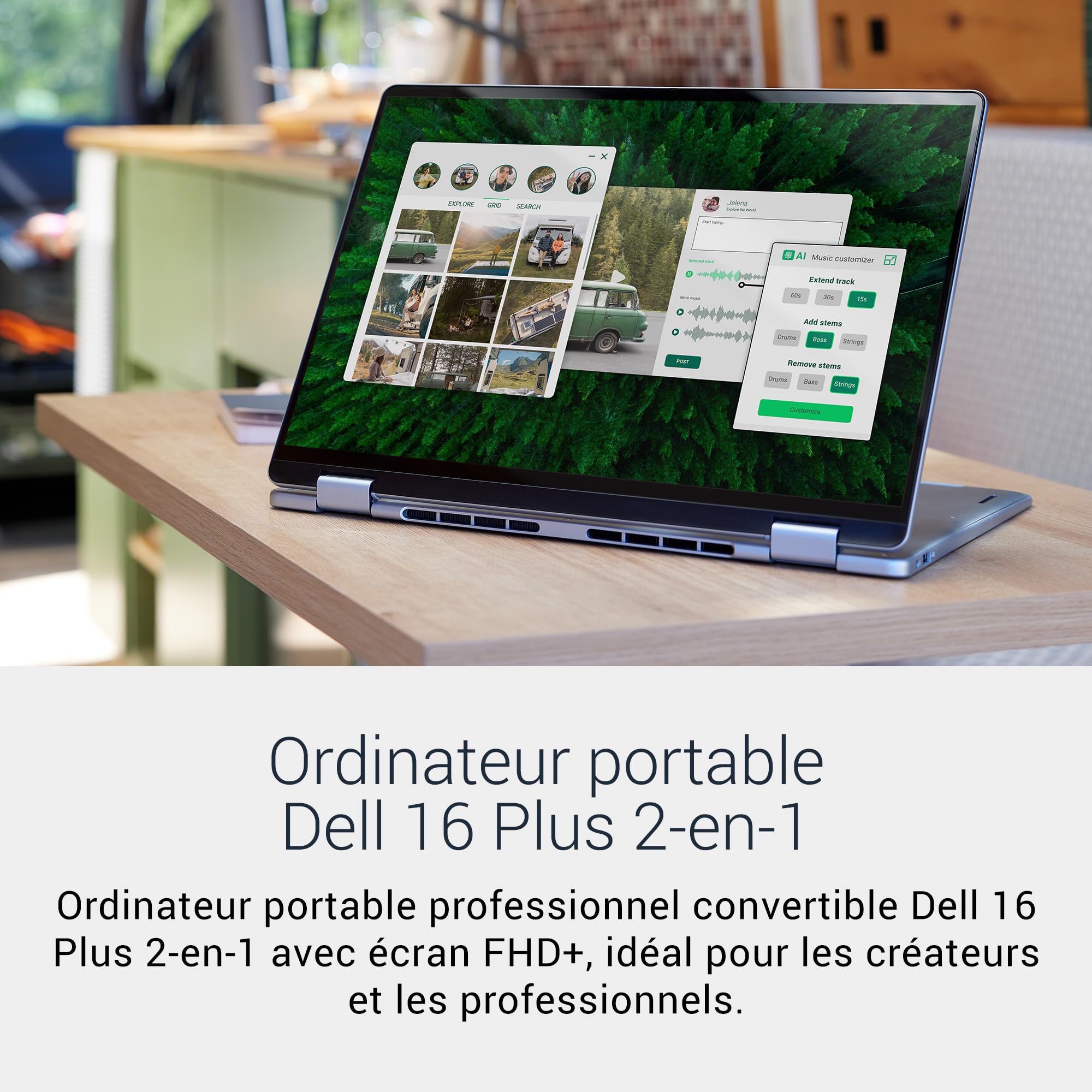 Image secondaire de Dell 16 Plus 2-en-1 PC Portable Copilot+ DB06250-16