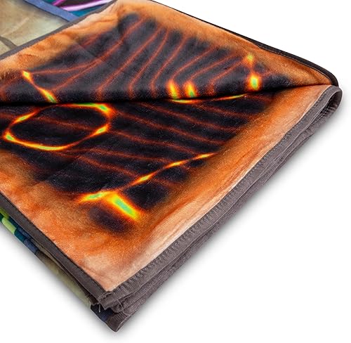 Miniatura 3 de Yu-Gi-Oh! - Manta de forro polar con tarjeta de mago oscuro, funda de poliéster suave para sofá, cama, 45 x 60 pulgadas