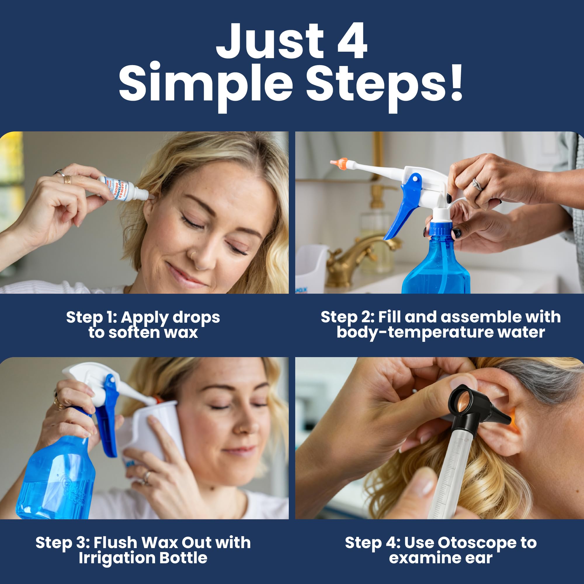 WaxBgone Complete Ear Wax Removal Kit, Otoscope & Ear Drops, Premium Kit — Amazon image 8