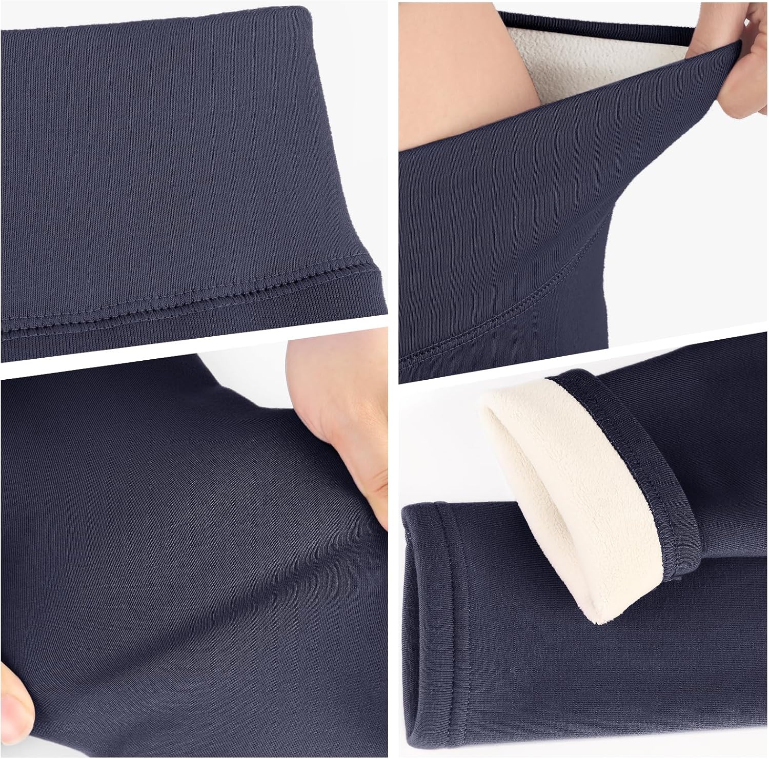 Girls Fleece Lined Leggings Thick Kids Winter Warm Pants Thermal Leggings for Little Girls Cold Weather 5-11 Years - Image 4