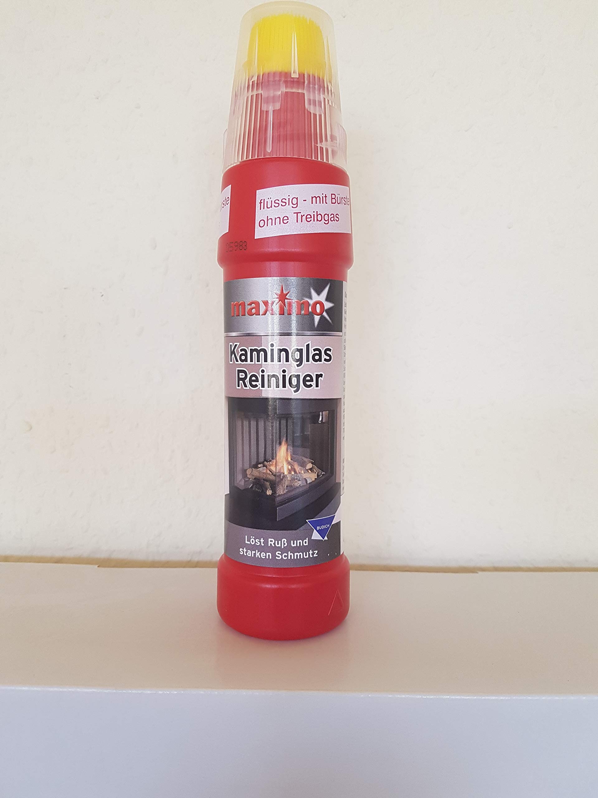 Fidibusse Brunner Ofenanzünder Grillanzünder Anzünder 350 Stück + Kaminglas Reiniger 1 Flasche á 200ml