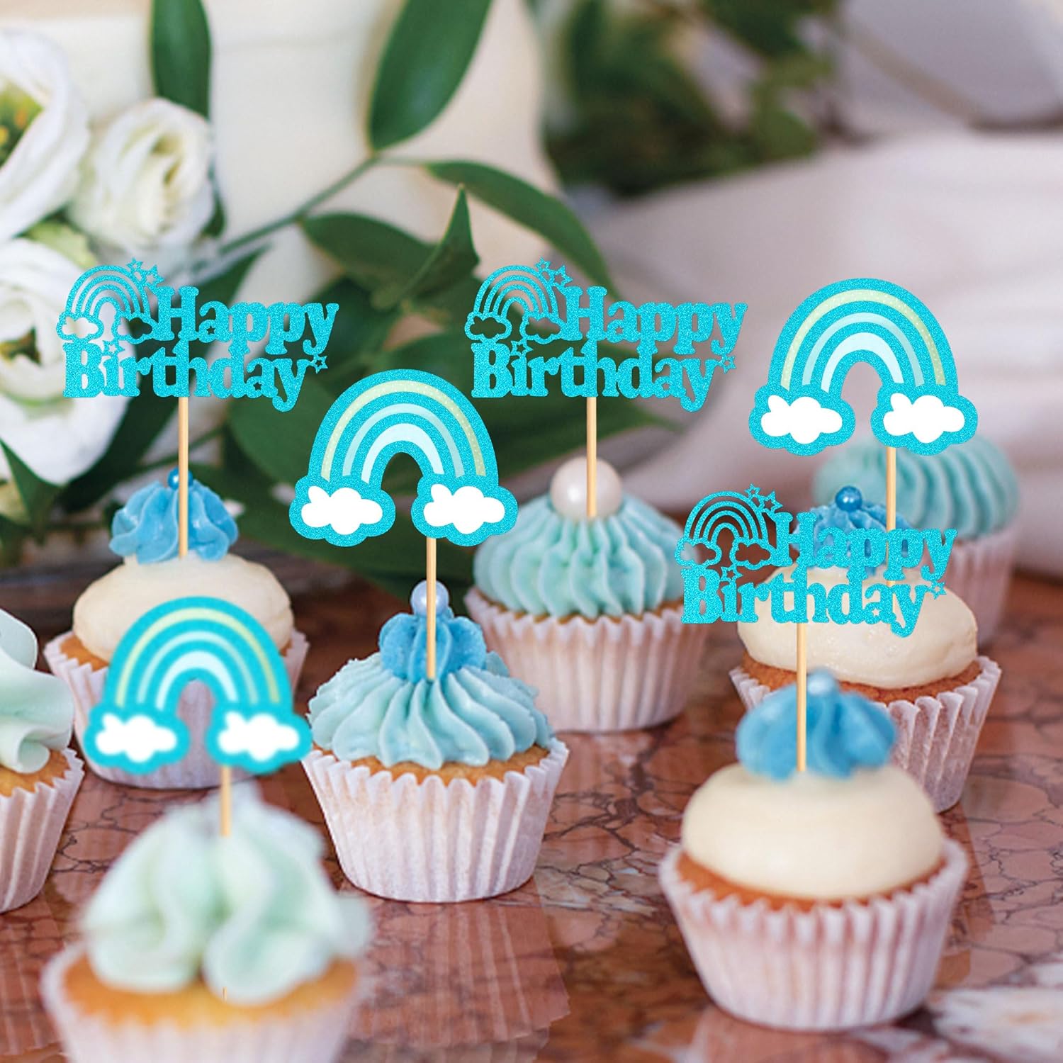 Adornos Para Cupcakes Rosas – Pack De 24 Piezas Con Diseño De Tacones, Maquillaje Y Falda, Para Fiestas De Niñas