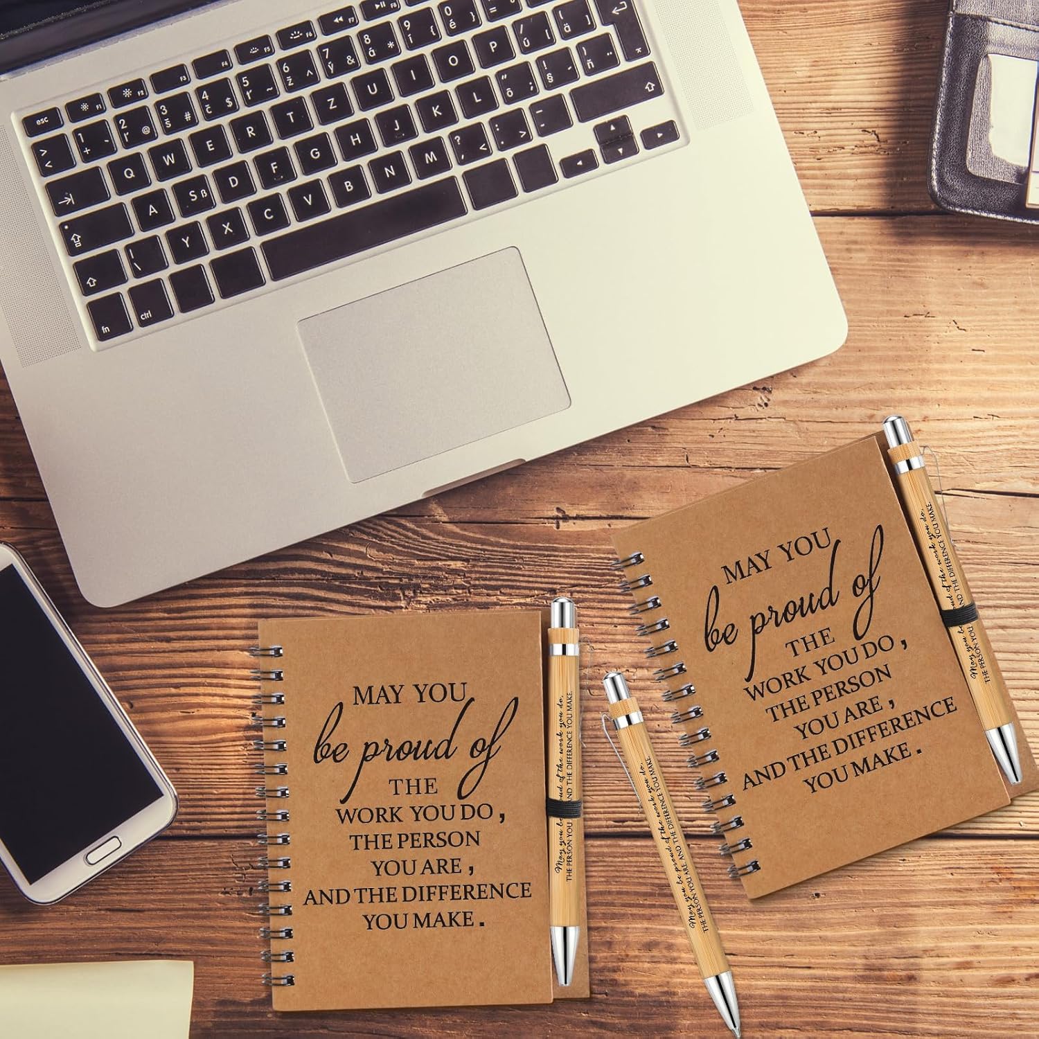 Honoson 15 Sets Valentines Employee Gifts Appreciation Notebooks with Ballpoint Pens Mini Spiral Inspiration Journal Bulk Thank You Gifts for Valentines Day Employee Coworker Teacher - Image 5