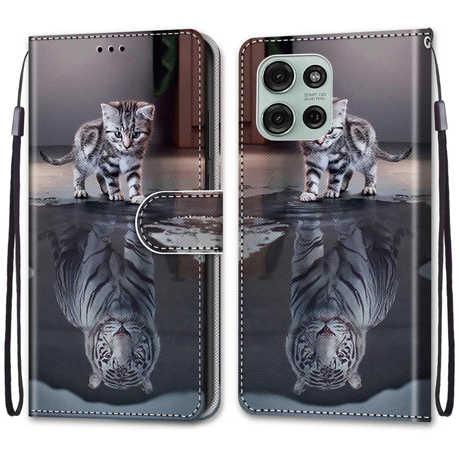 Custodia per Motorola Moto G75 5G con supporto e porta