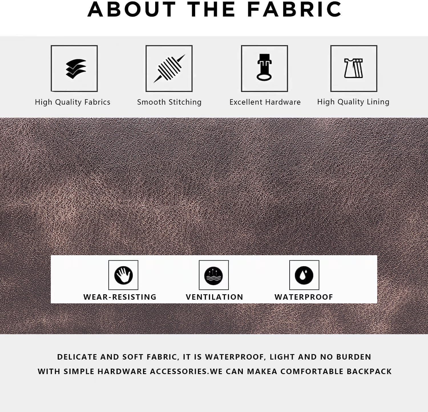 Backpack Purse for Women Leather Backpack Ladies Fashion Handbag Designer Shoulder Bag Small Travel Bag Dark Brown - Image 7