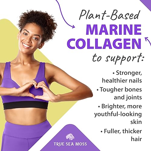 Miniatura 4 de TrueSeaMoss PURPLE Sea Moss Raw Raw Seamoss Raw - 100% orgánico irlandés seco musgo marino bebida avanzada - Limpio y secado al sol - Musgo marino