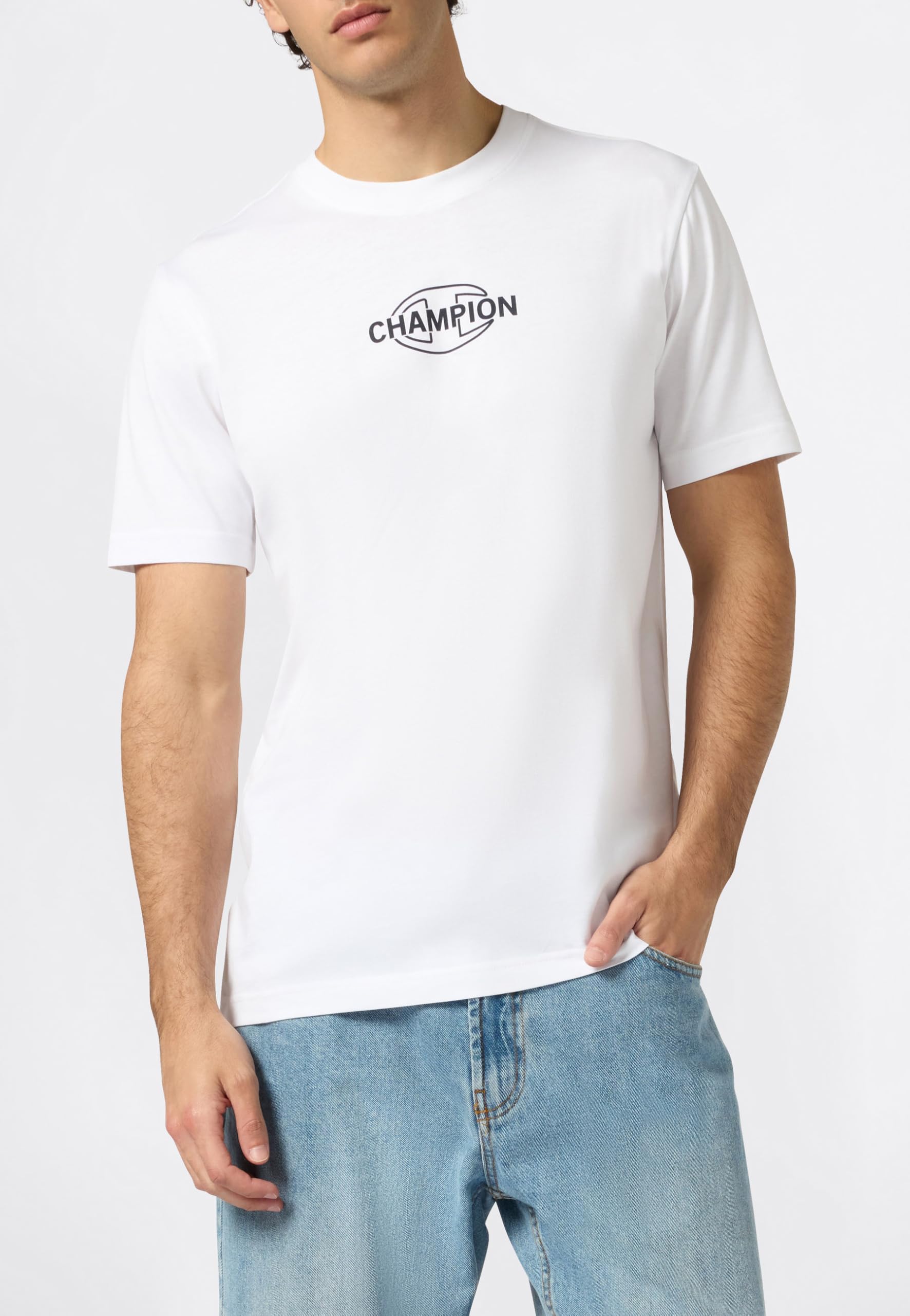 Image secondaire de T-Shirt Champion Legacy à Col Rond pour Homme - Motif Graphique Blanc XXL