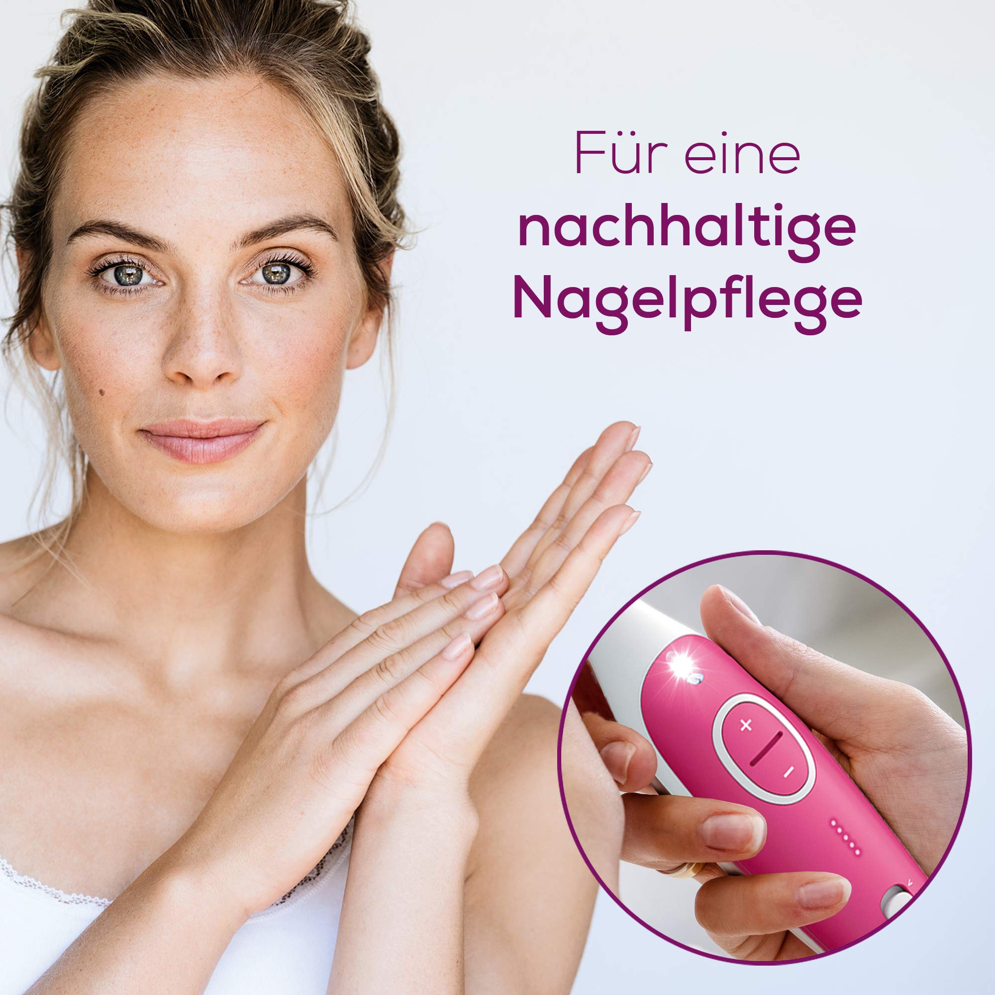 Beurer MP 44 zestaw zastępczy do urządzenia do manicure/pedicure, 7 różnych wysokiej jakości nakładek szlifierskich z filcu i szafiru, pielęgnacja dłoni i stóp