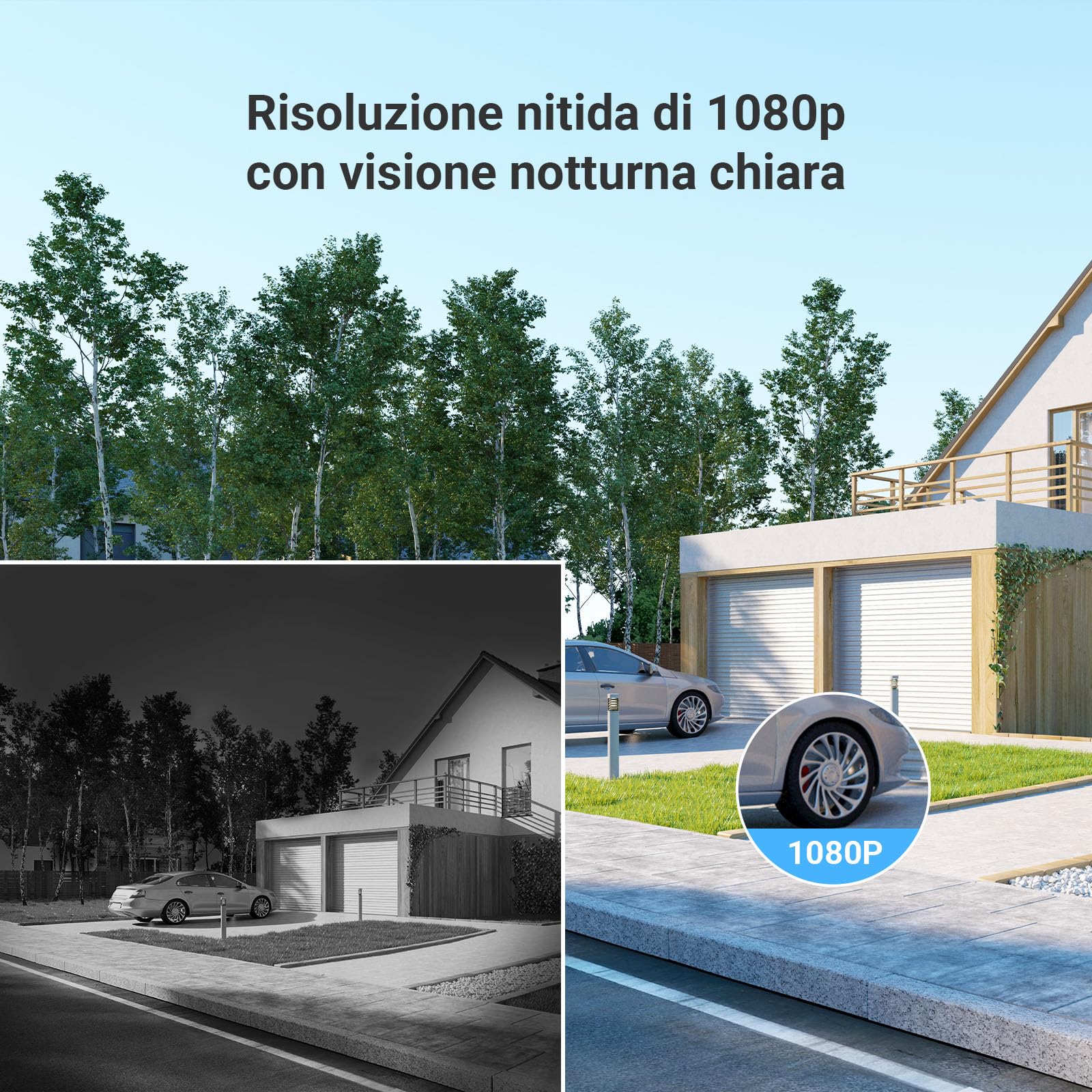 EZVIZ CP5 Videocitofono WiFi con Schermo Touch Screen a Colori da 7", Visione Notturna 1080p e Audio Bidirezionale, Citofono con Sblocco Remoto, Dual Band, Design Sottile