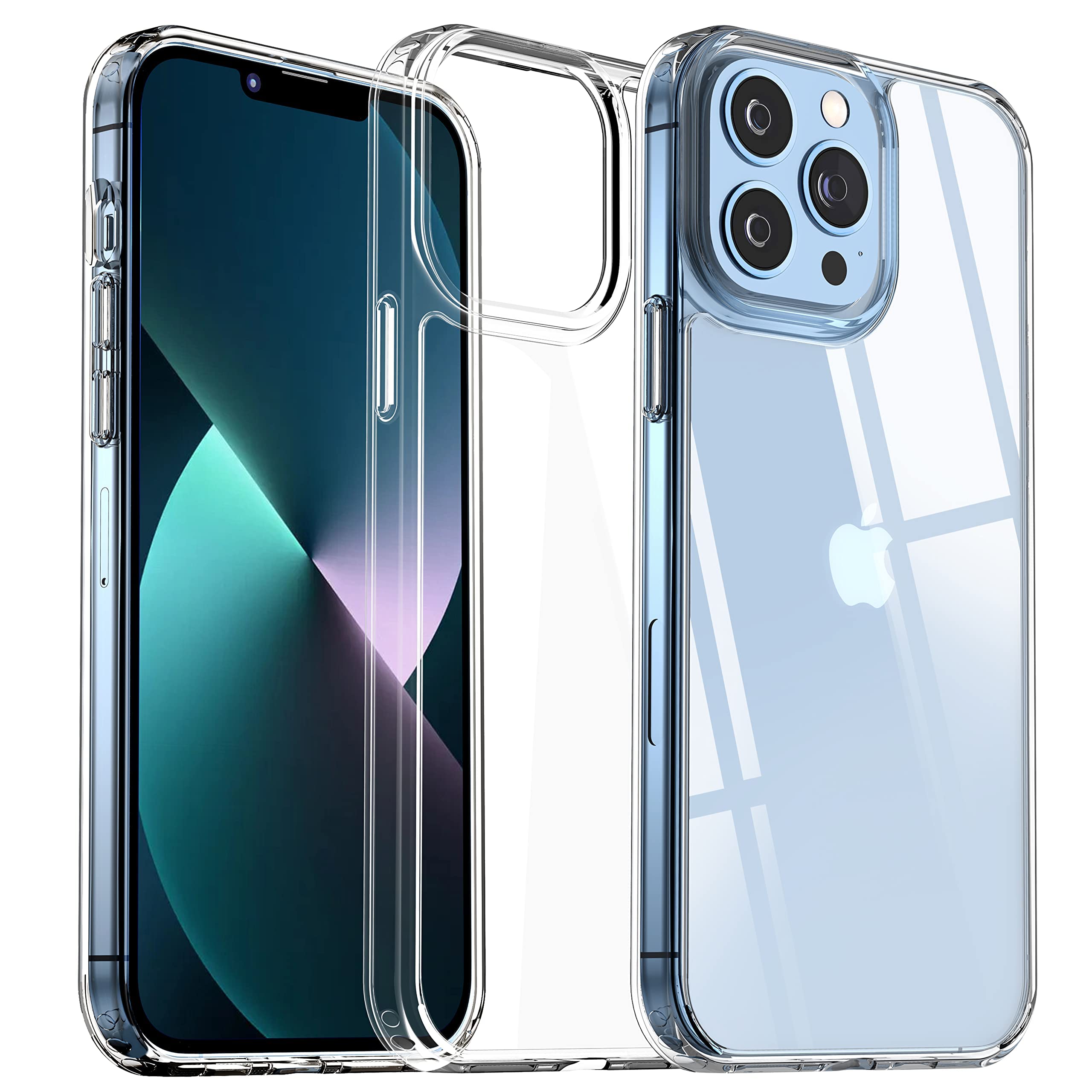 Czartech Native Back Cover for iPhone 13 Pro Clear case (TPU + Tough Polycarbonate Back I 5ft Drop Protection Tested I Transparent) (B09HBZ1JJJ) Amazon Price History, Amazon Price Tracker
