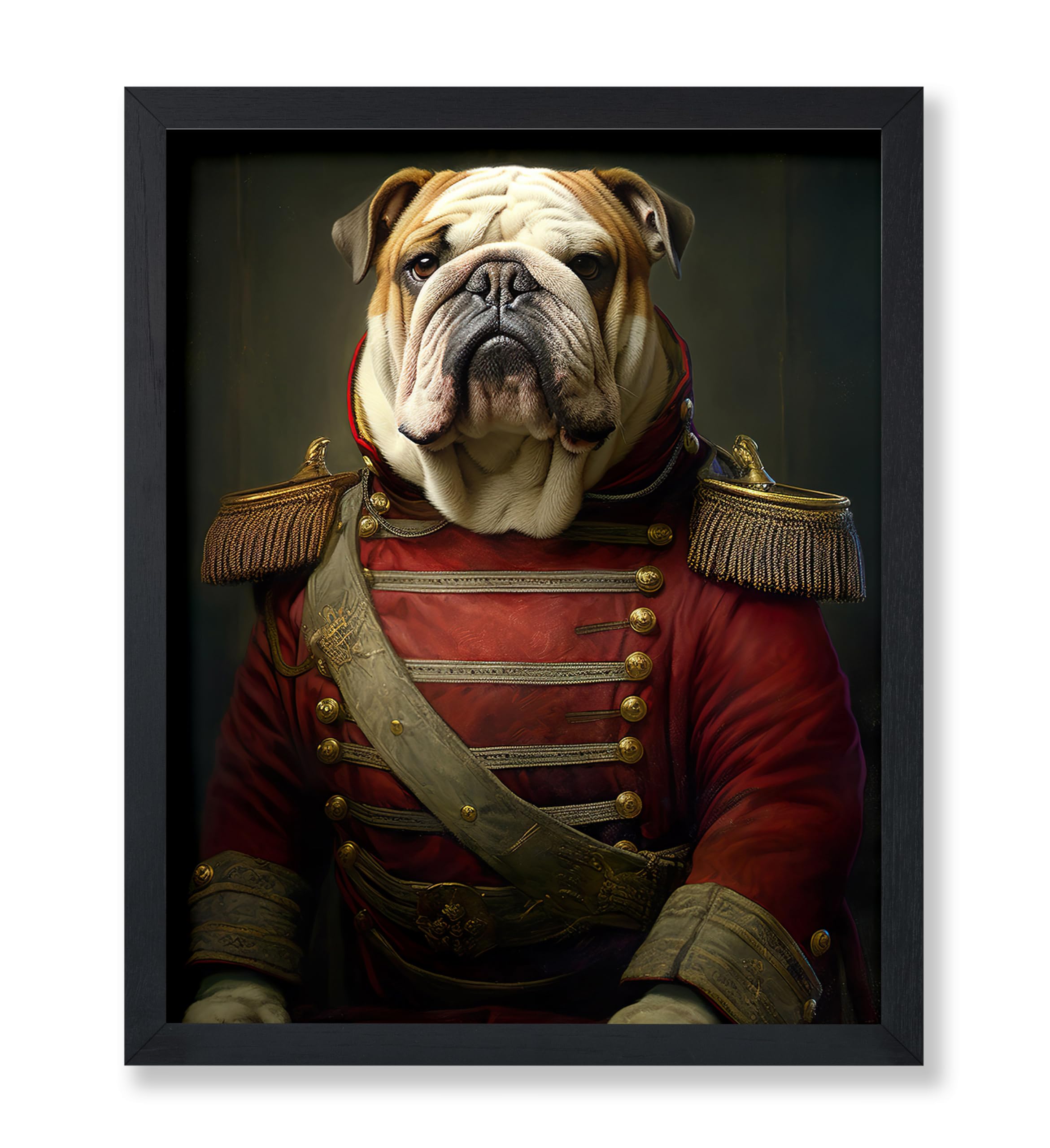 Poster Master Aristocratic Bulldog Poster Dog Print Renaissance