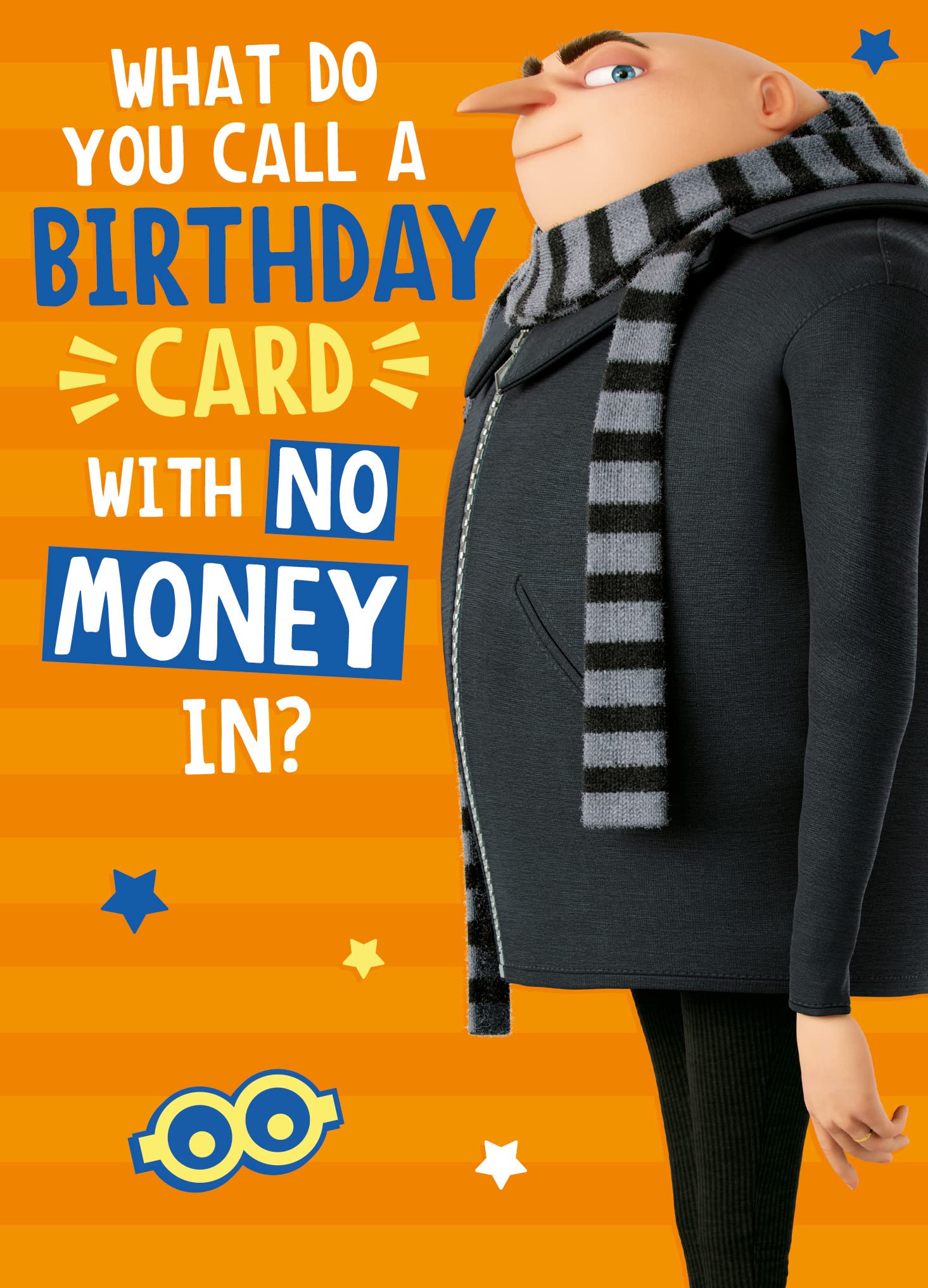 Despicable Me Birthday Card Funny Birthday Card for Men/Male Birthday Card