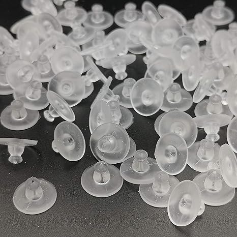 Amazon Beauty Player ピアスキャッチ 下向き防止 ピアス ポストピアス パーツ ジュエリー Diy用 手芸材料 丸型 シリコン 100個 アクセサリーパーツ 通販