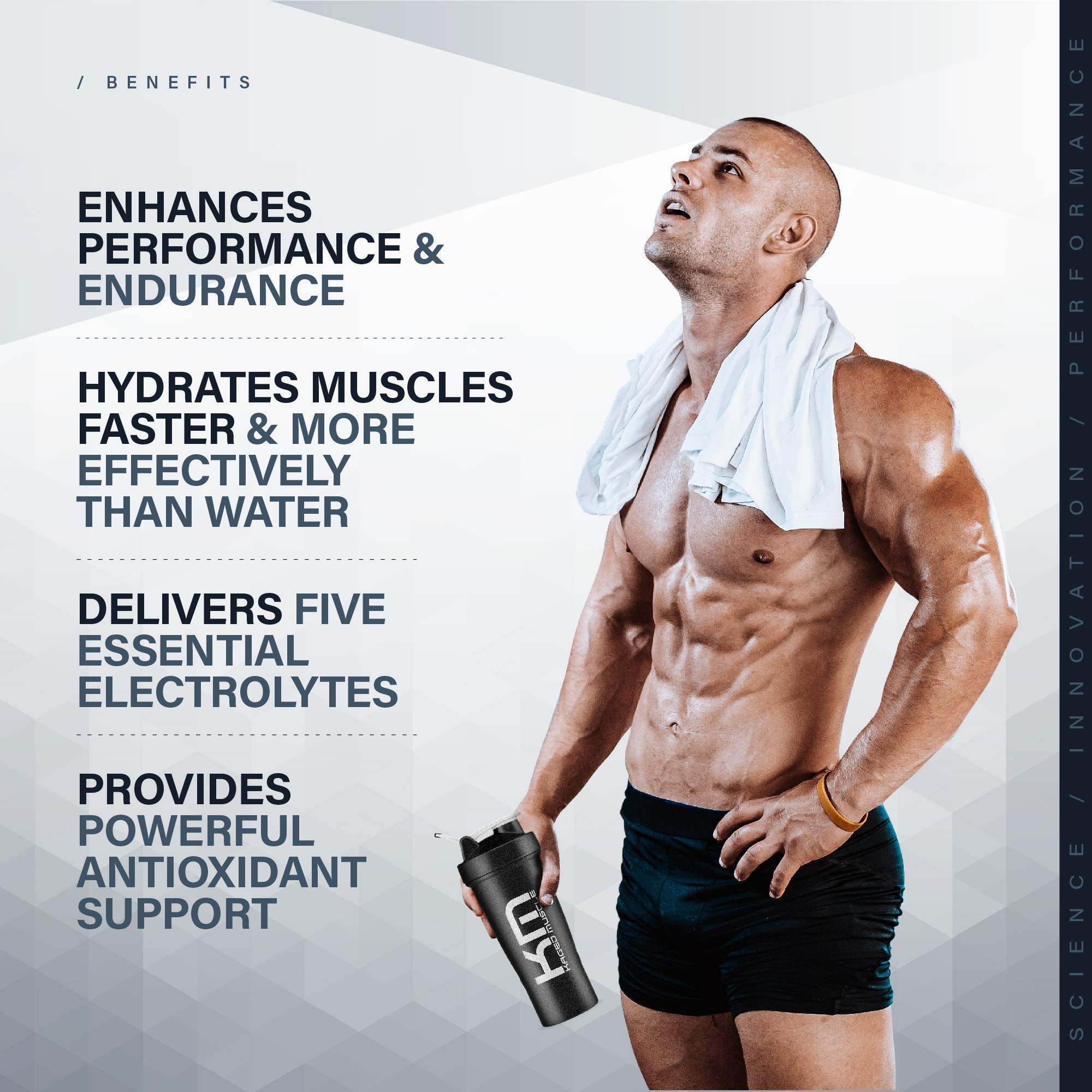 Electrolytes, Kaged Muscle HydraCharge Premium Electrolyte Powder