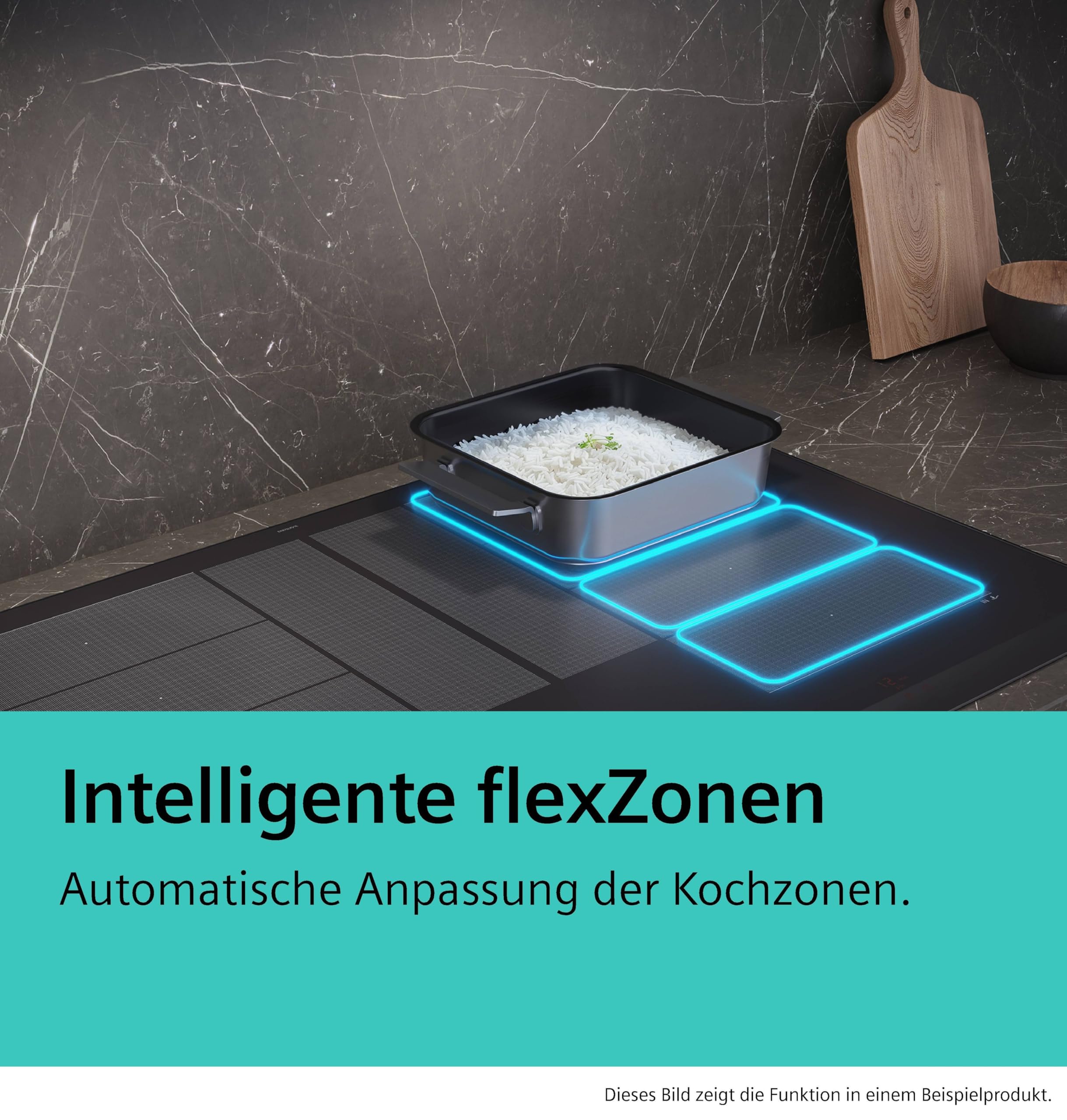Siemens iQ700 Induktionskochfeld 80 cm EX875LYC1E varioInduktion plus freie Platzwahl powerMove Plus powerBoost
