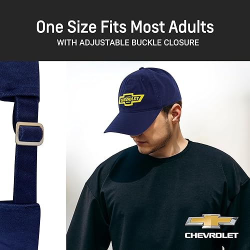 Miniatura 4 de Concept One Chevrolet Dad - Gorra de béisbol ajustable de algodón con logotipo y ala curvada