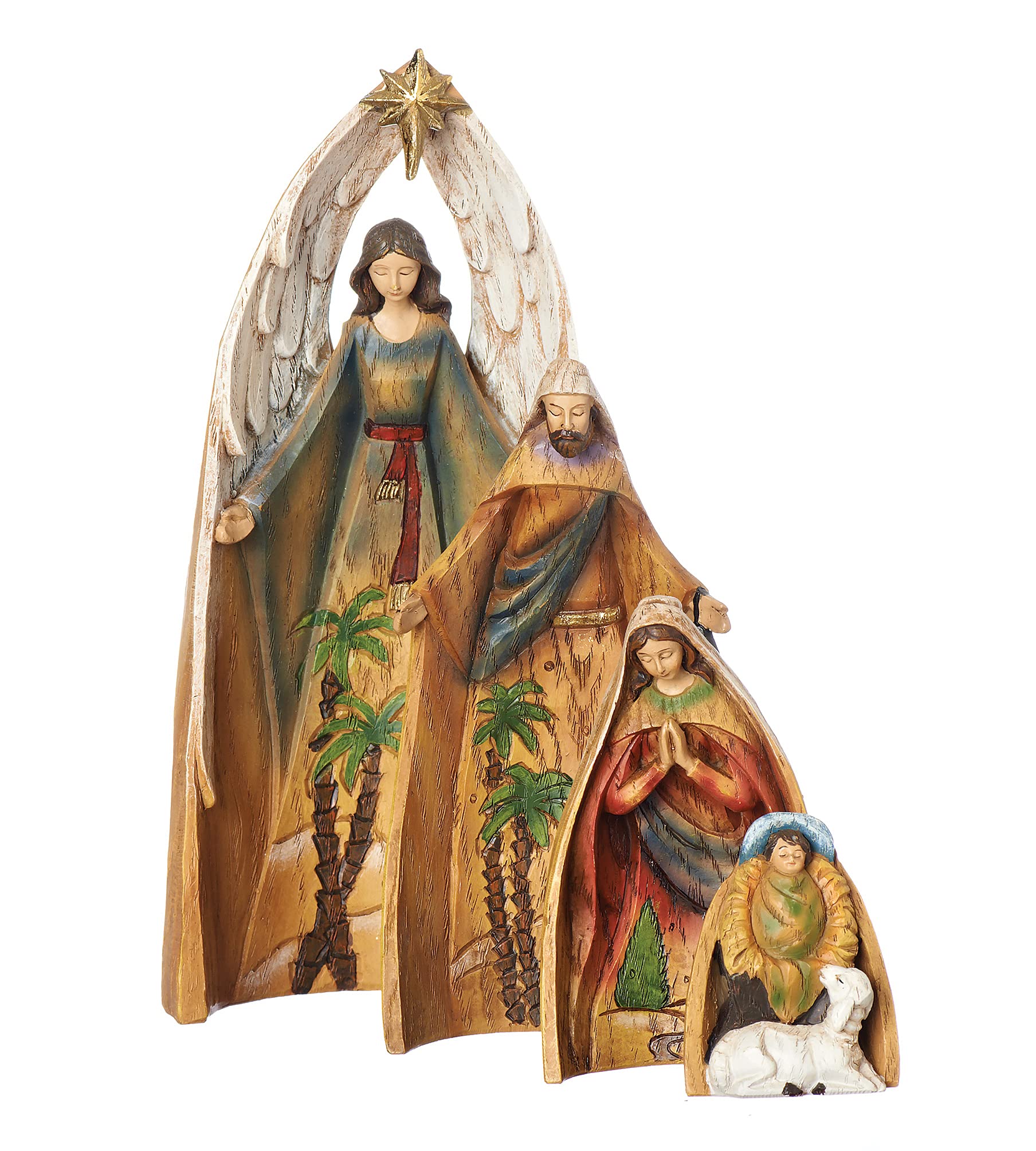 Holy Family set in resin measuring 39cm | online sales on