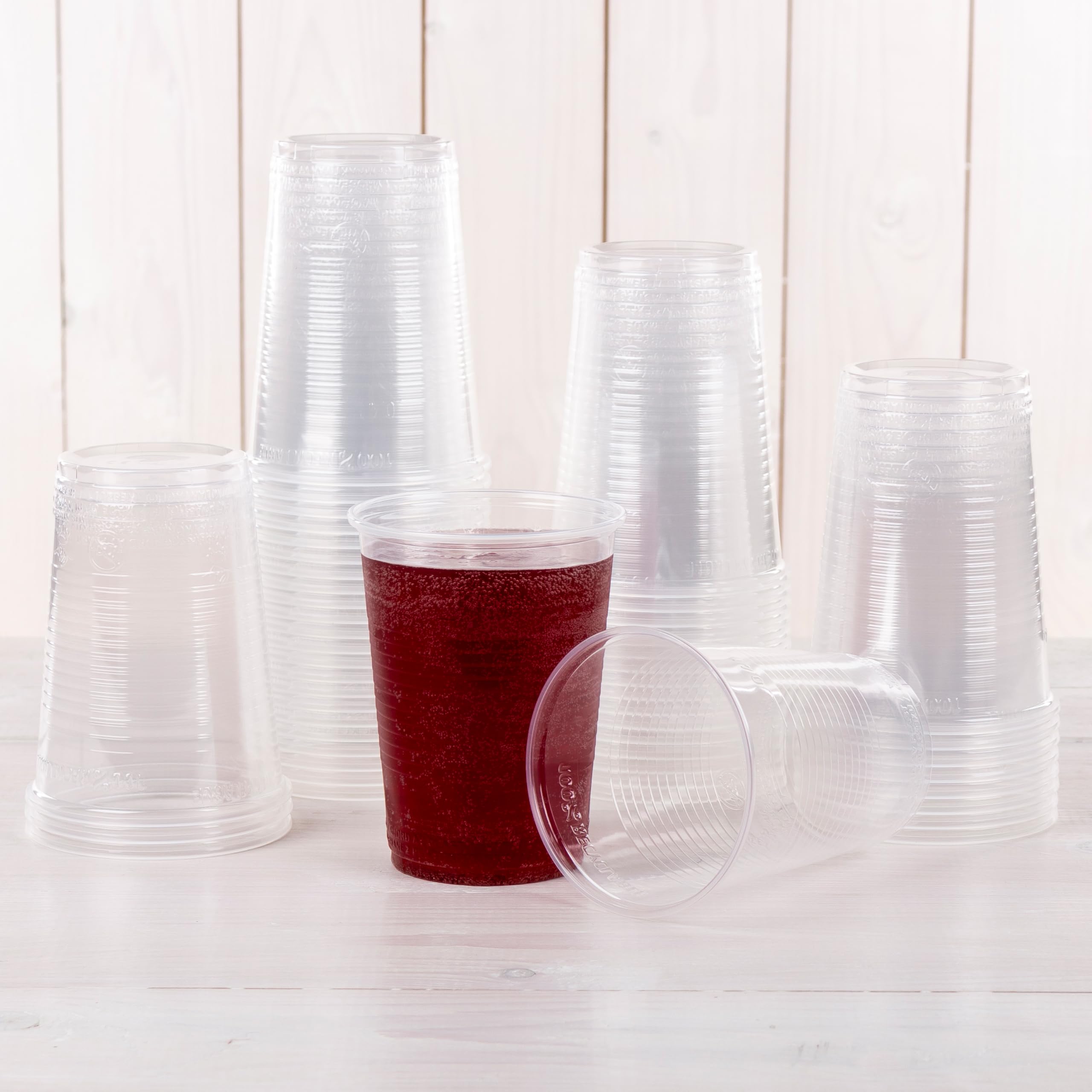 Herbruikbare Plastic Beker PP Wit 220ml (100 stuks