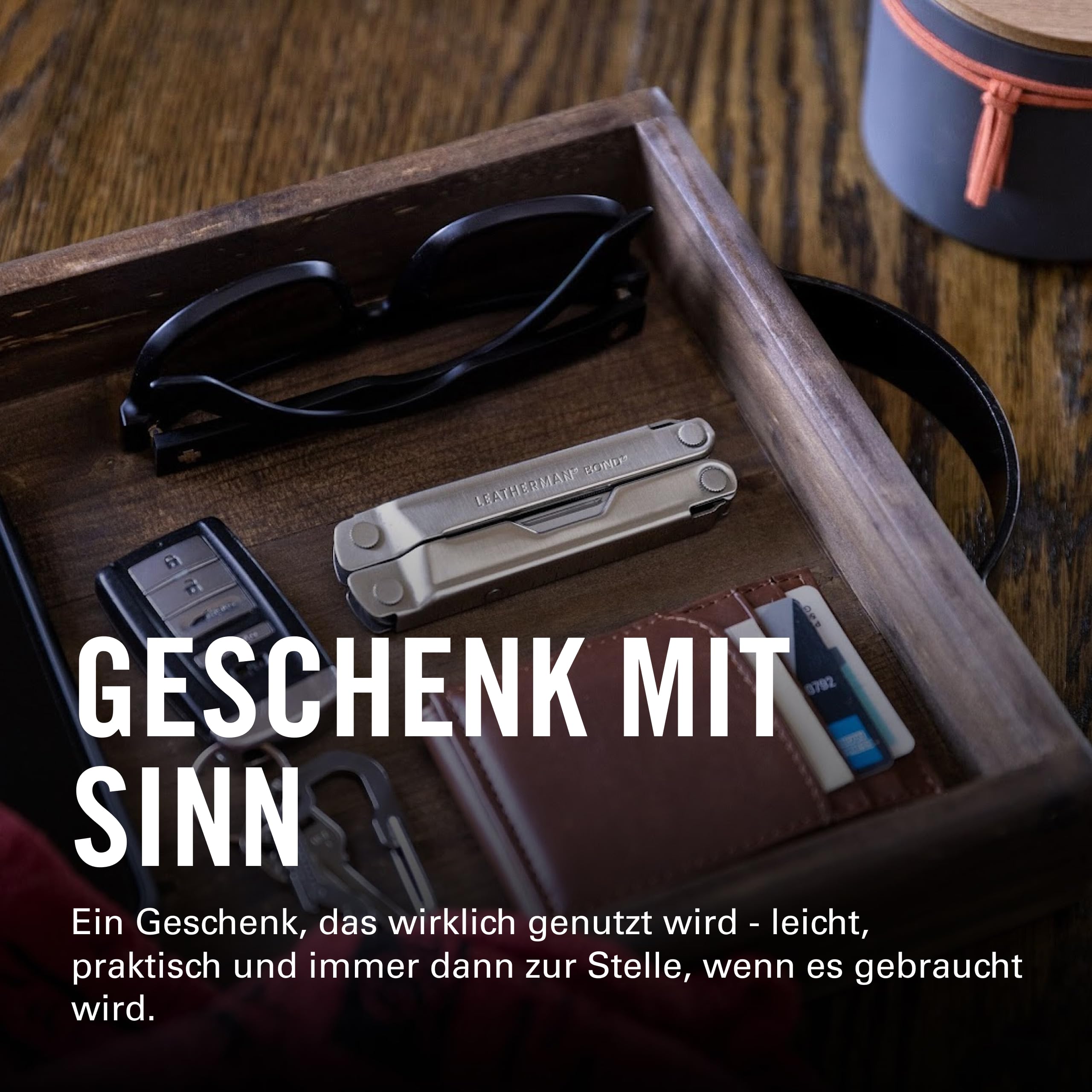 Leatherman Bond Multi-Tool - 14 Werkzeuge für Outdoor & Camping - Edelstahl
