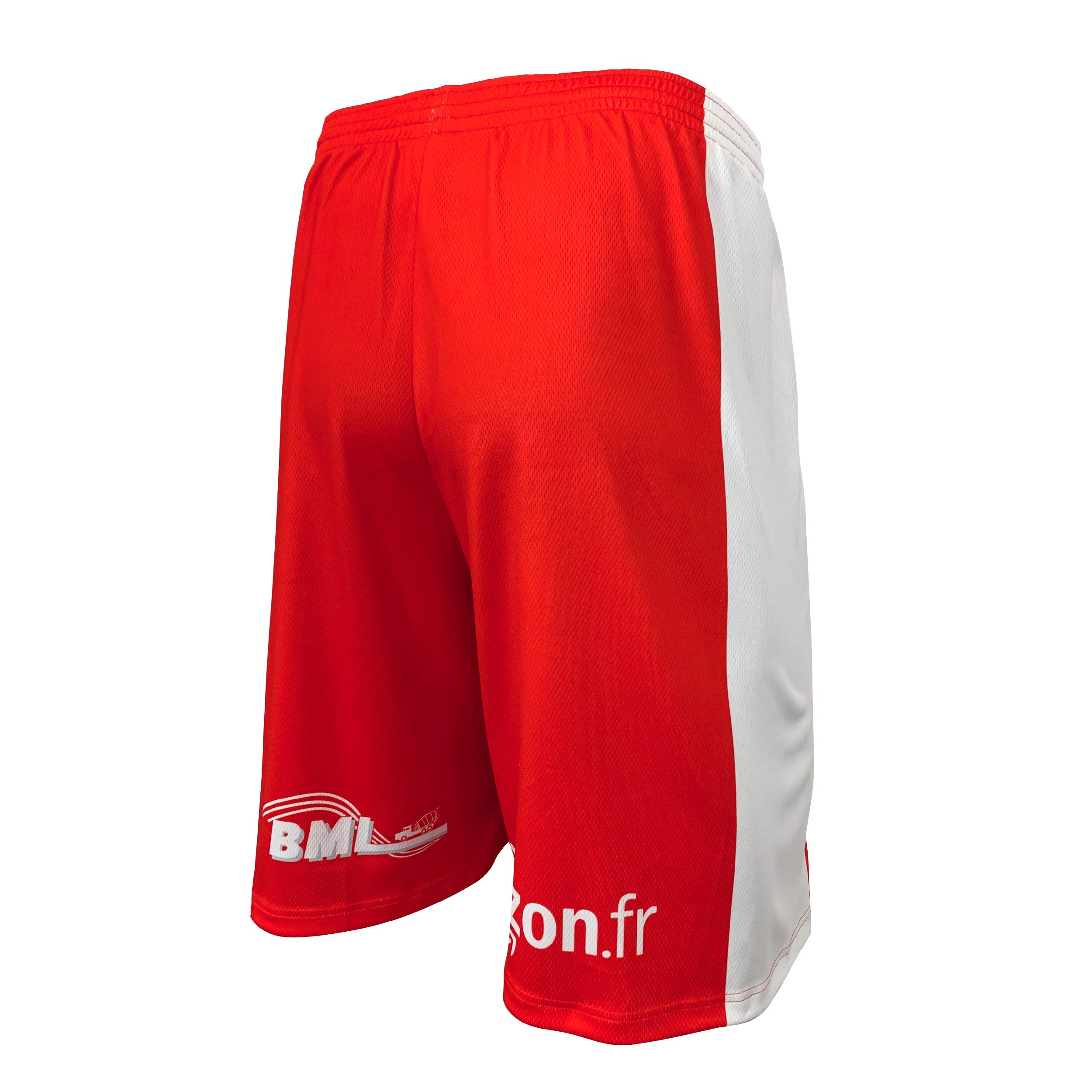 Short Basketball Respirant Short De Basketball Saint-Chamond Extérieur 2019-2020 - Officiel, Respirant - Mixte Enfant Short Rouge Enfant