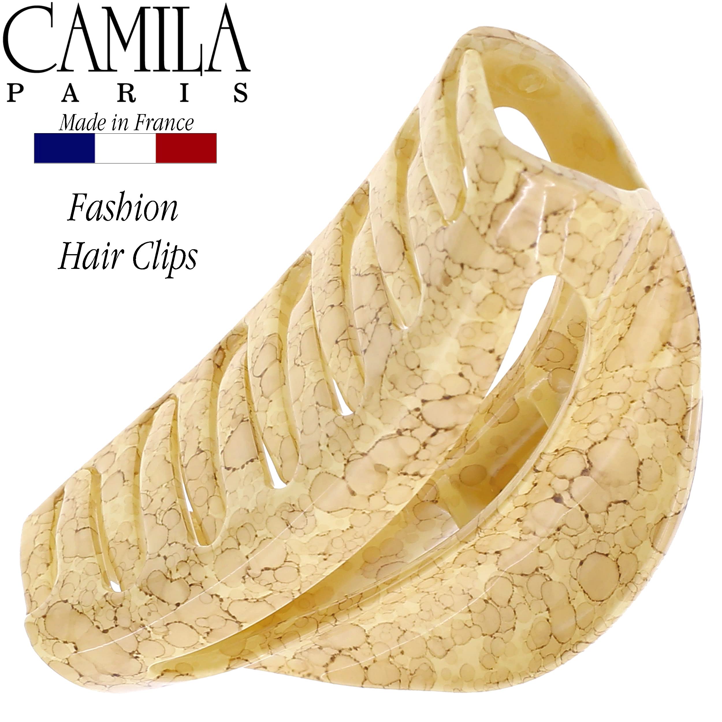 Camila Paris CP3192 Französische Haarspange für Damen, dickes Haar für langes, lockiges, gewelltes Haar, Mädchen-Haarklammern, langlebig, große Haarklammer für dickes Haar, starker Halt, rutschfester