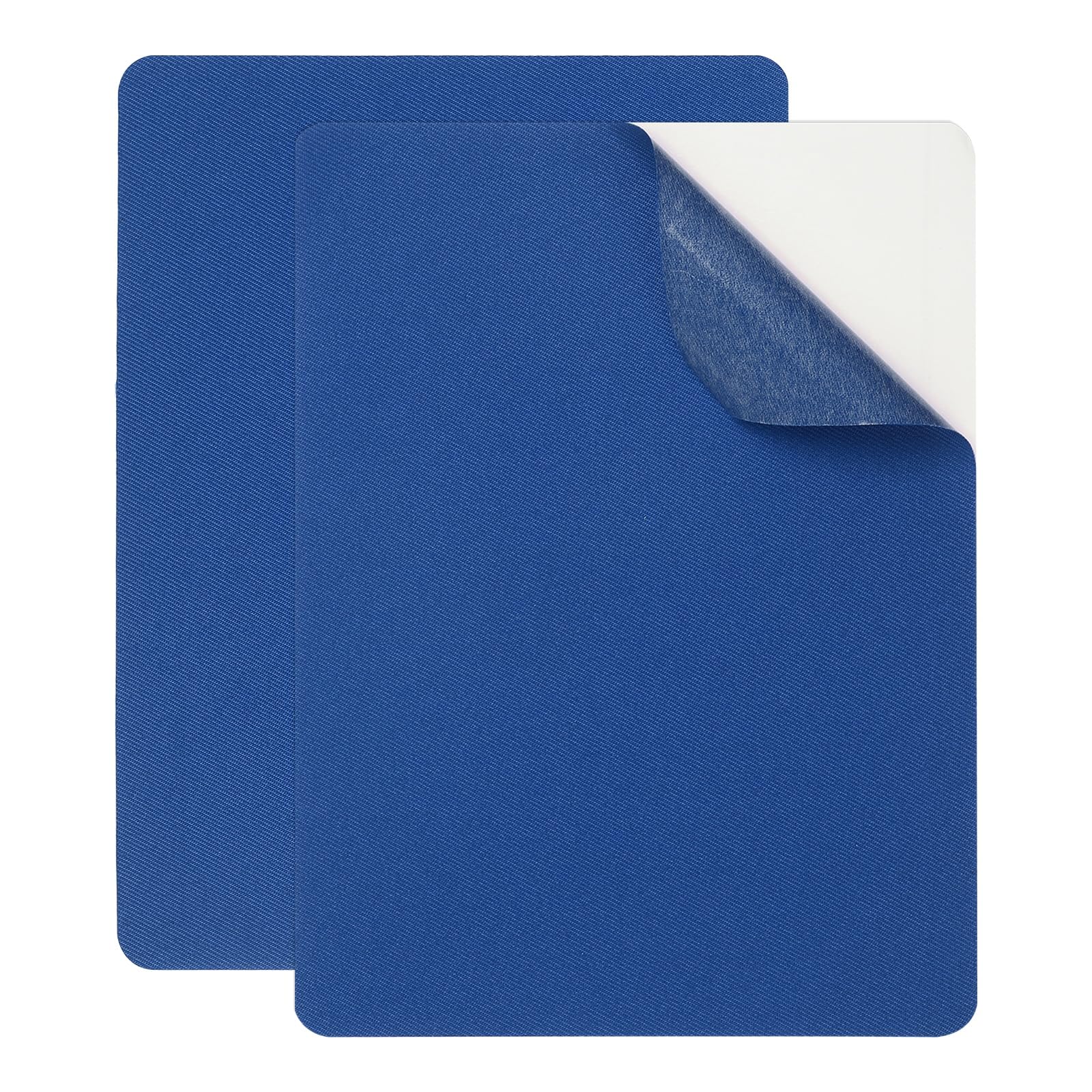 YELARXI Self-Adhesive Repair Patches, 8 x 6IN Twill Fabric Repair Patch Waterproof Lightweight Outdoor Camping Gear Fabric for Couch Clothing Down Jacket Tent Bag (2 Pack, Blue) โ image 1
