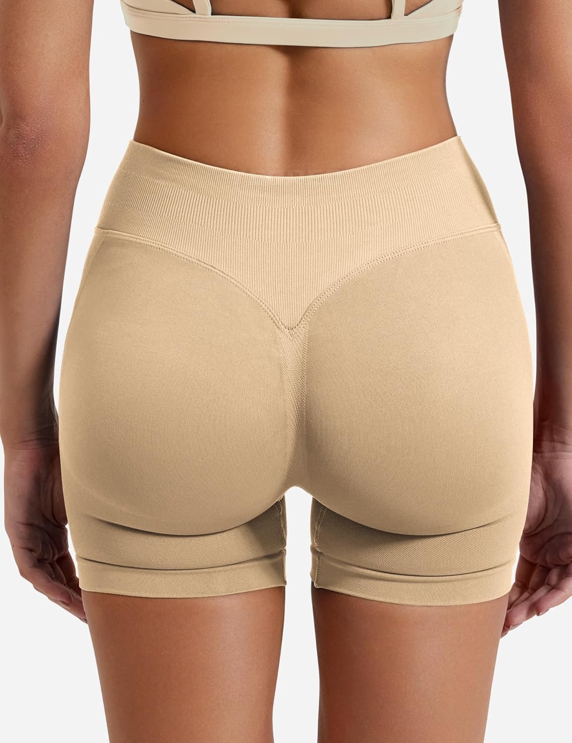 YEOREO SoftHue Women Workout Gym Impact Shorts Hidden Scrunch Butt Lifting 2.5"/3.6"/4.5"/6" Seamless Shorts - Image 3