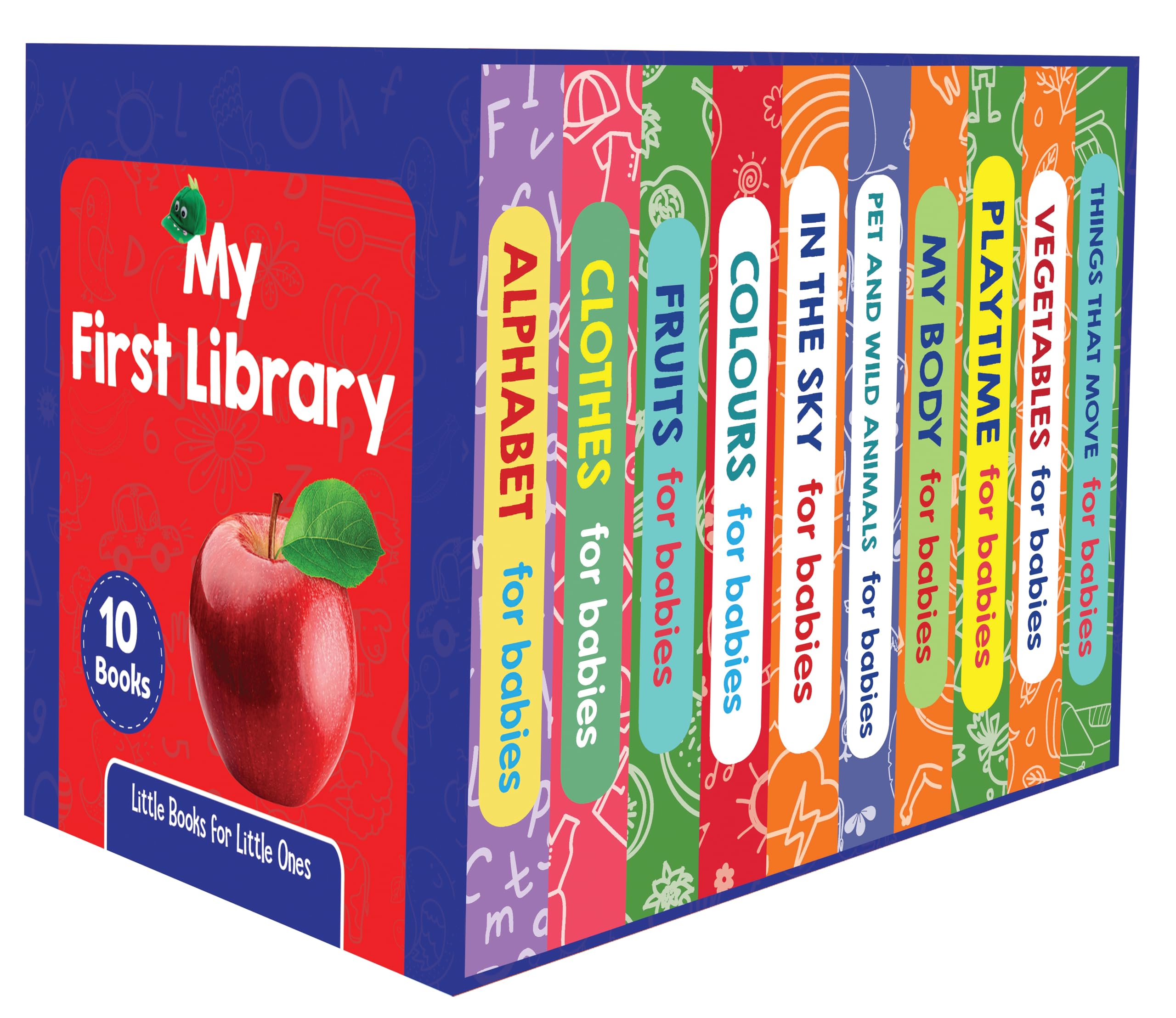 My First Library Box-Set of 10 Preschool Board Books (My First Preschool Board Books)