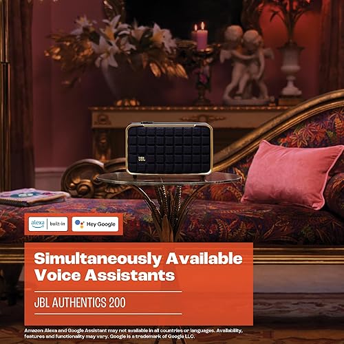Miniatura 6 de JBL Authentics 200 - Altavoz inteligente estilo retro para el hogar con Wi-Fi integrado, Bluetooth y asistentes de voz, Alexa y Google Assistant,