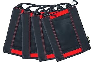 MELOTOUGH Zipper Tool Pouch Tool Bag withCarabiner Clip