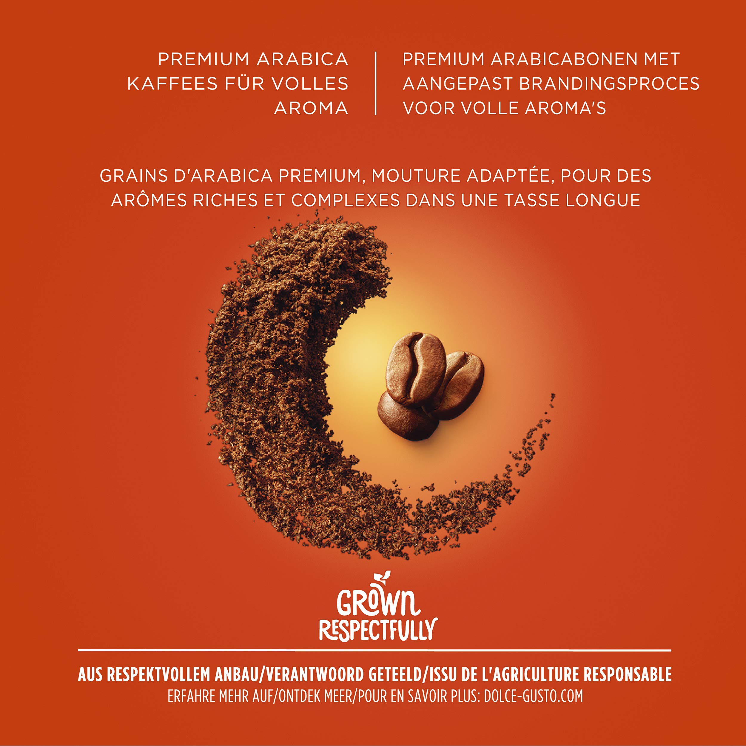 Dolce Gusto Lungo Kapsułki z Kawą, 90 Sztuk