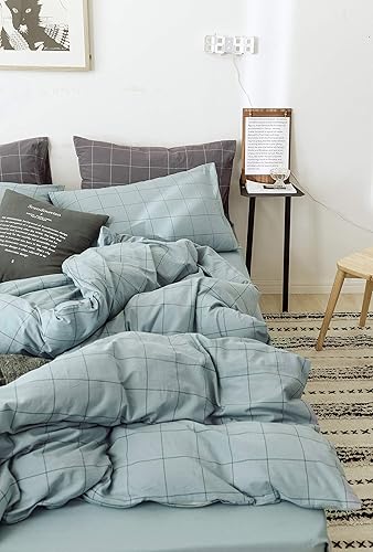 Miniatura 3 de MOON'S SLEEPWARES  Serie Herse  Azul, Tamaño de la cuna  100% algodón 200 hilos  Juego de funda nórdica (funda nórdica con una funda de almohada)