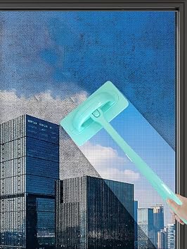 Window Screen Cleaner, Detachable Cleaning Brush, Dry and Wet Dual Use Tool with Screen Washing Equipment,Perfect for Easy and Efficient Window Cleaner Tool