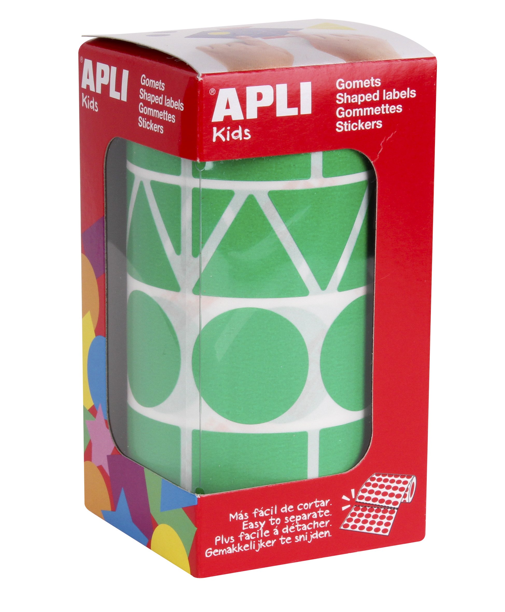 APLI KidsGummy Roll Assorted Figures Green