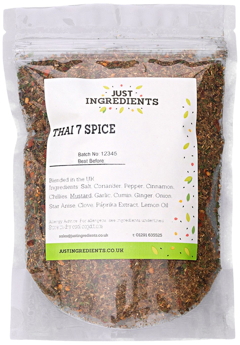 JustIngredients Premier Thai 7 Spice Blend 250 g